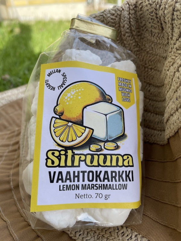 Sitruuna vaahtokarkki 70g