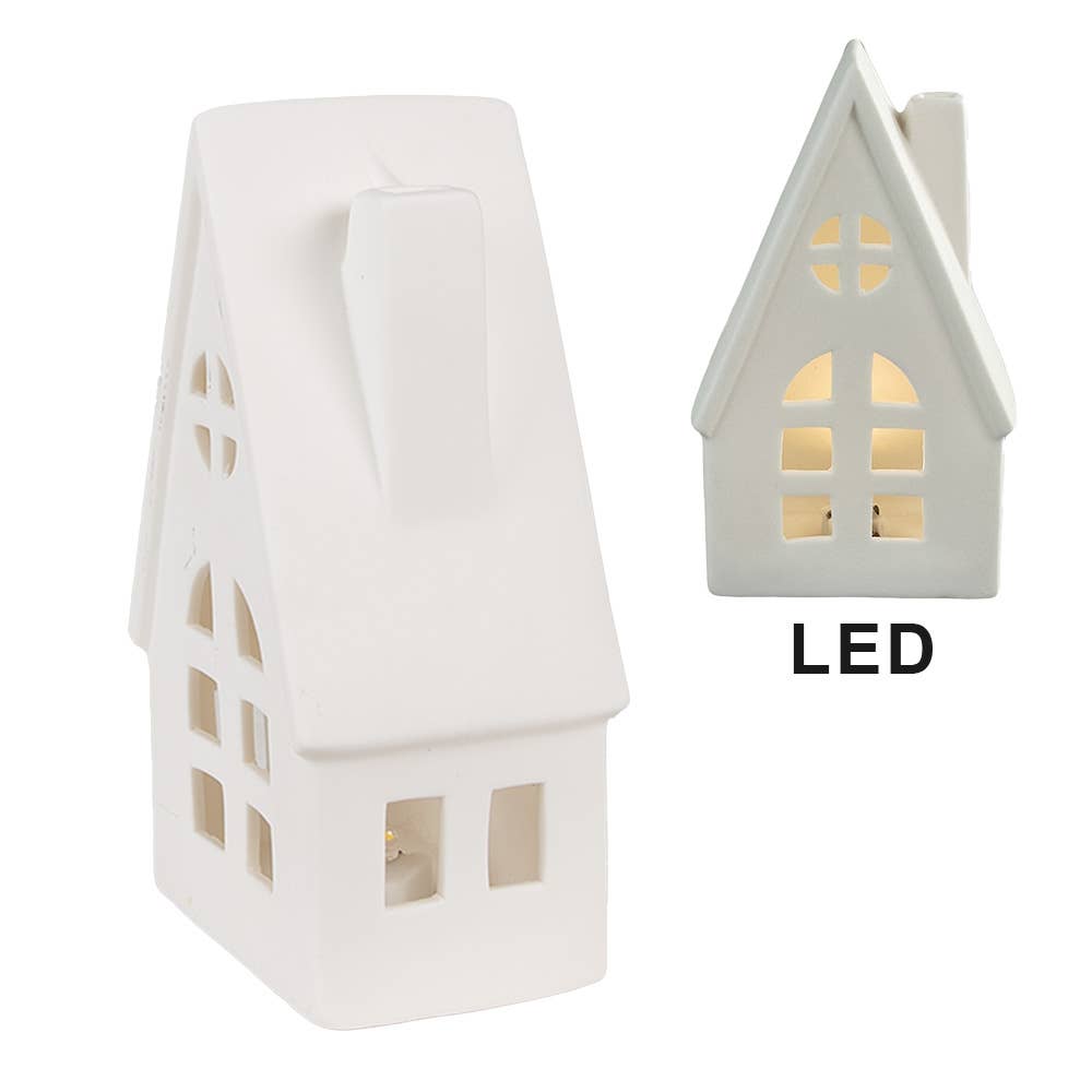 Koristetalo LED:llä 9x6x15 cm