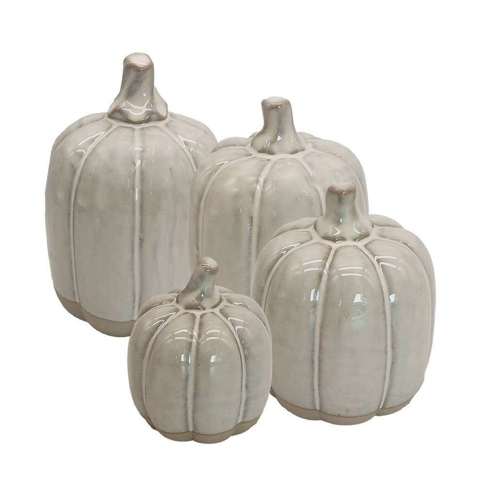 Koristekurpitsa 12 cm Beige