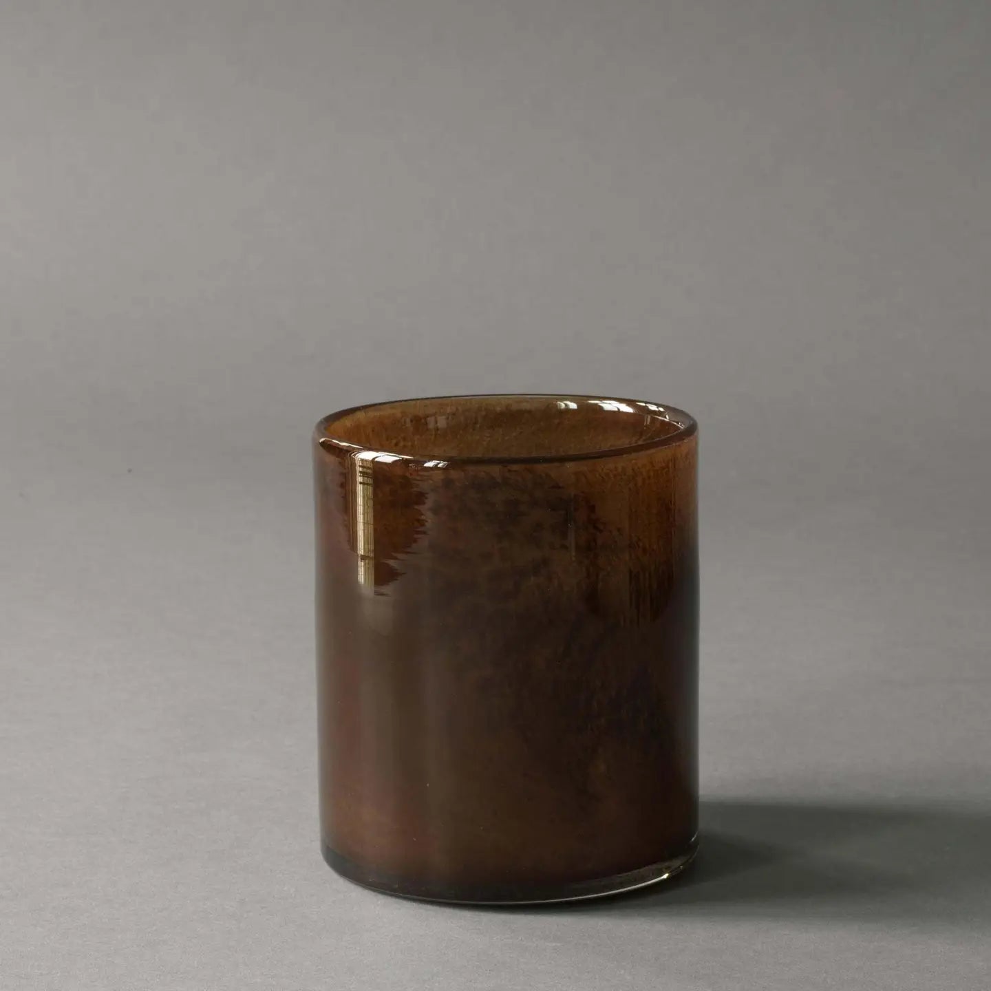 Candle holder Lyric size M Dark brown
