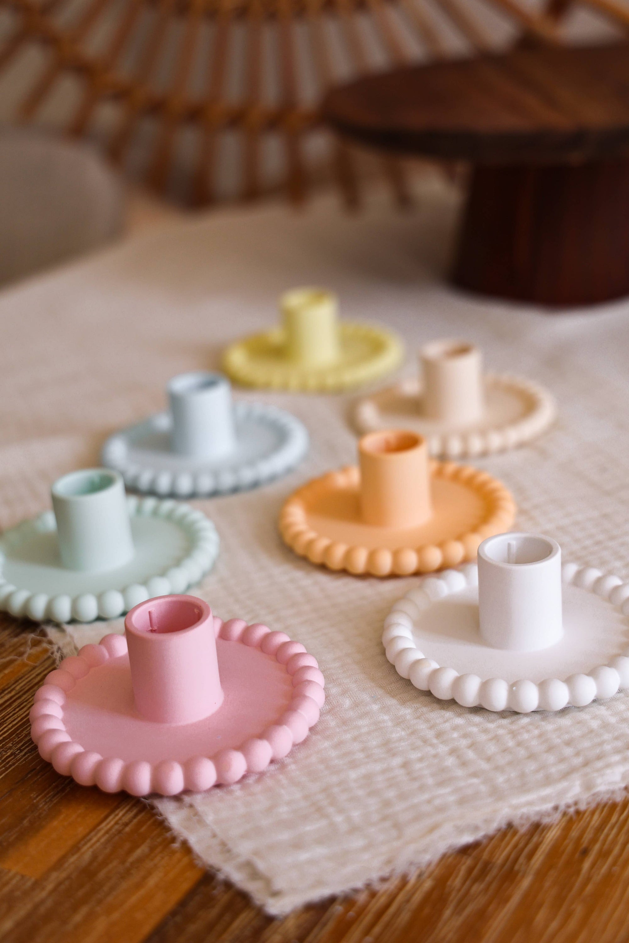 Bubble candle holder large (Various colors)