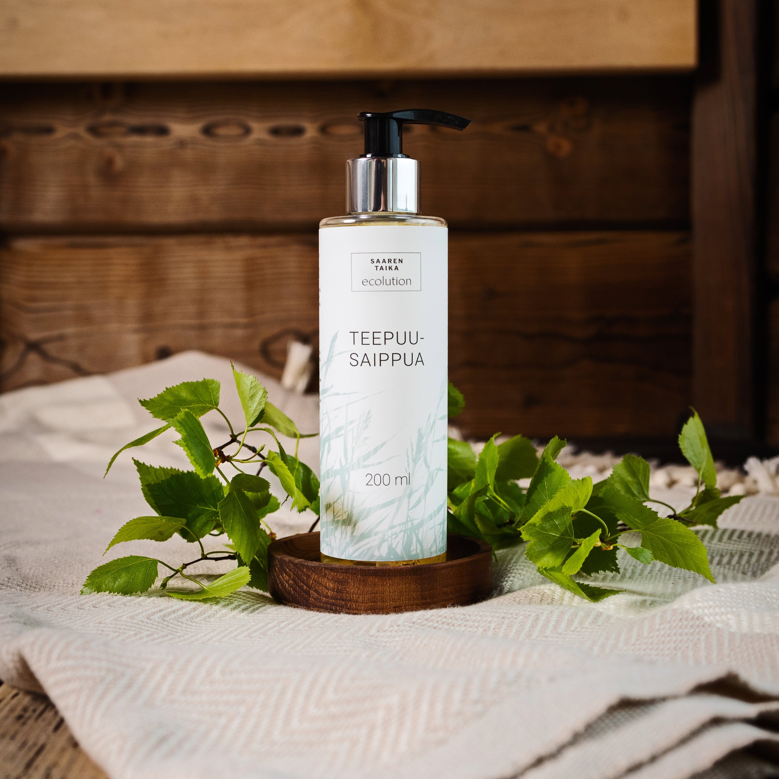 Liquid Tea Tree Soap in a pump bottle