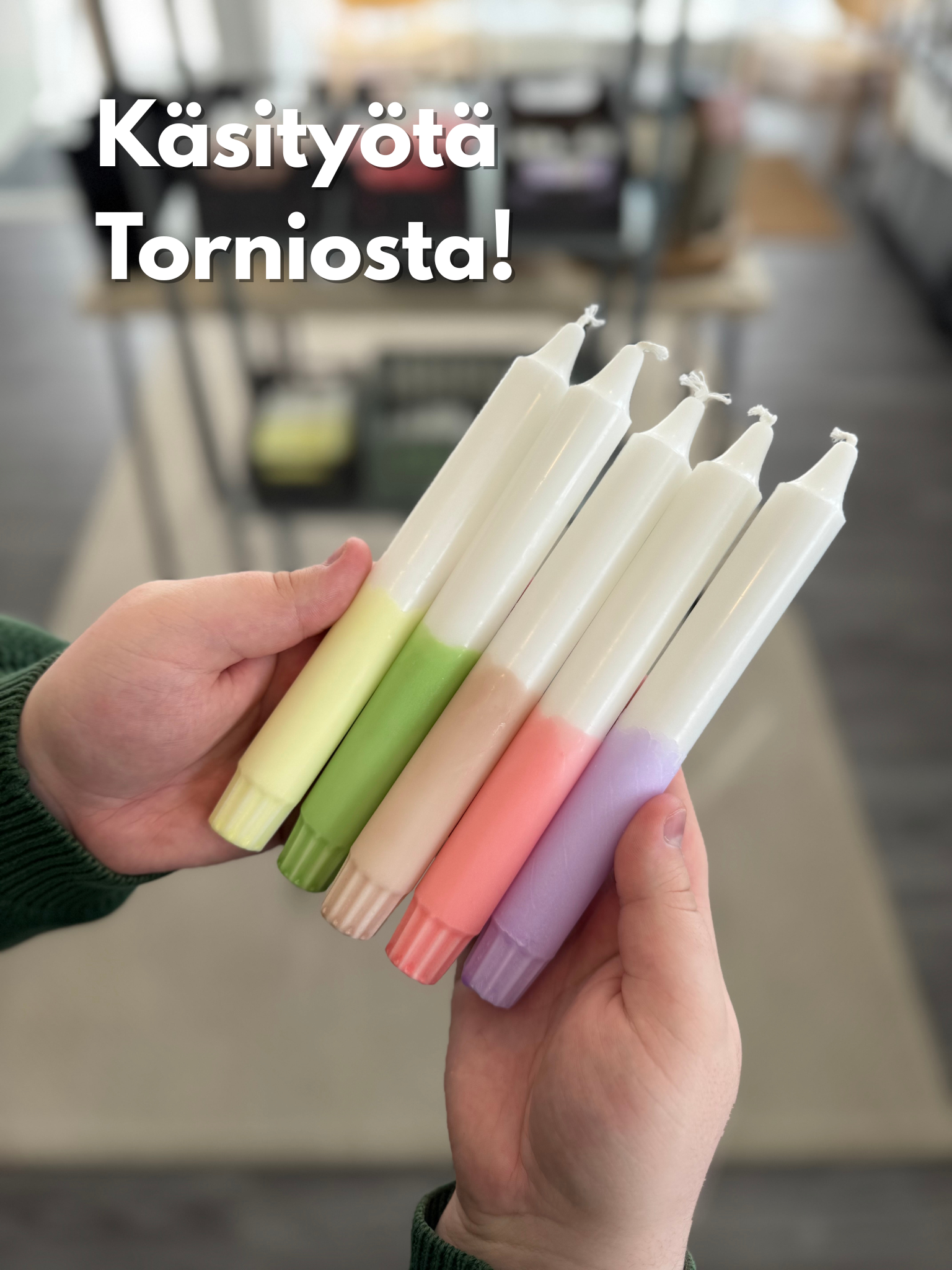 Kruunukynttilä (eri värejä)