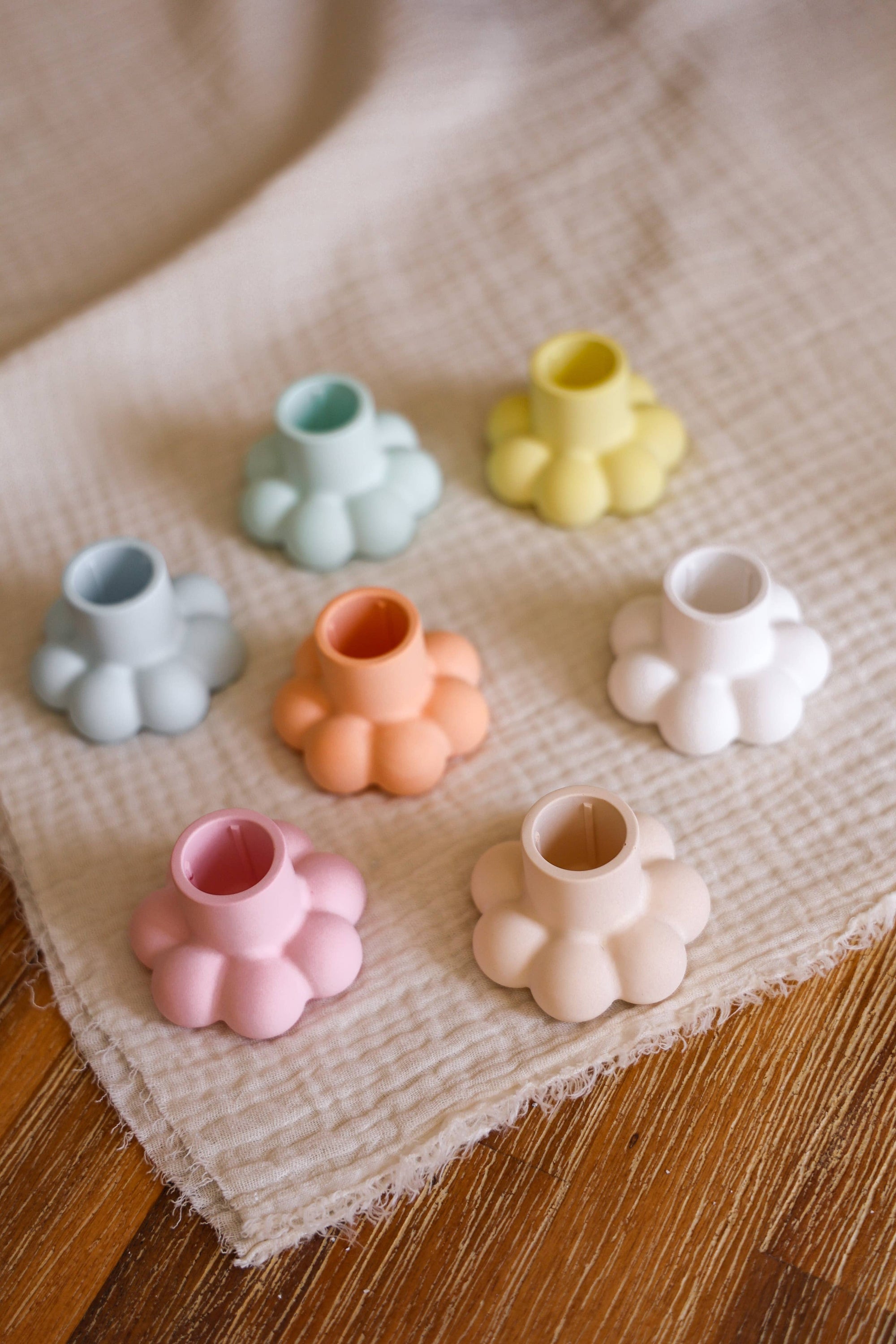 Bubble candle holder small (Various colors)