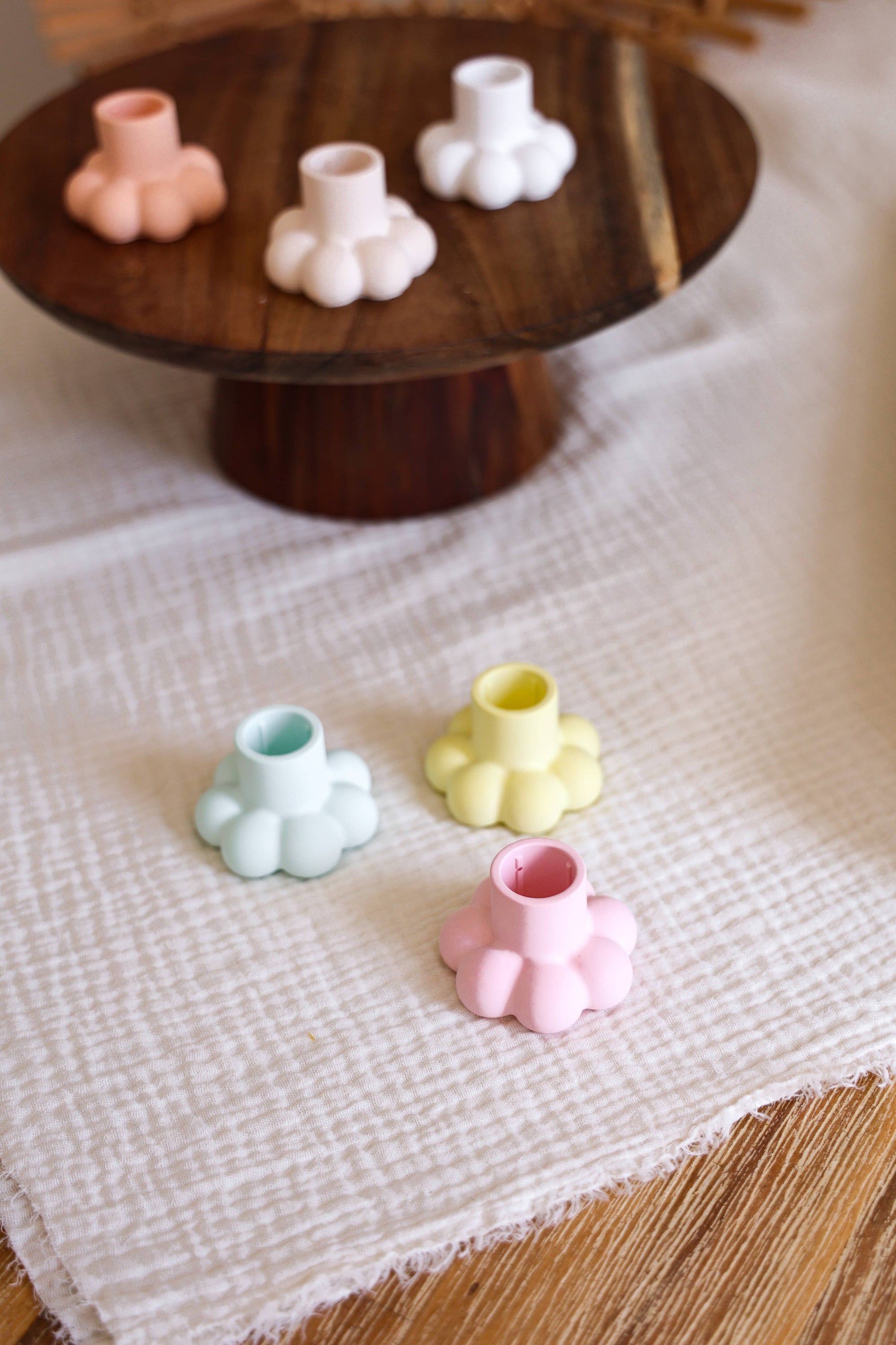 Bubble candle holder small (Various colors)