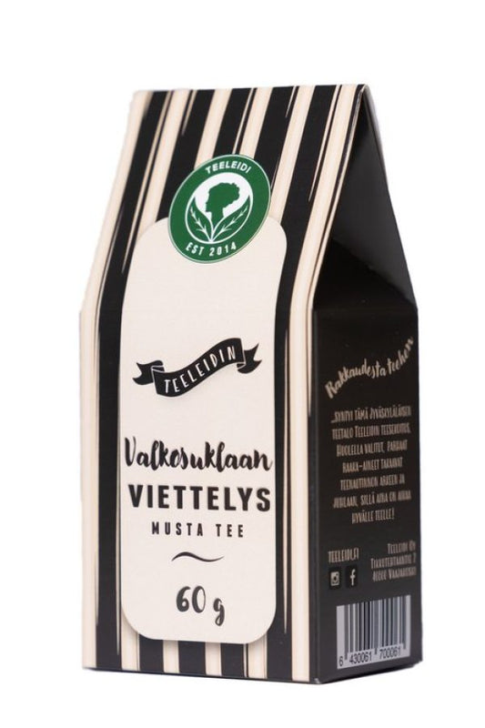 Valkosuklaan viettelys, musta tee