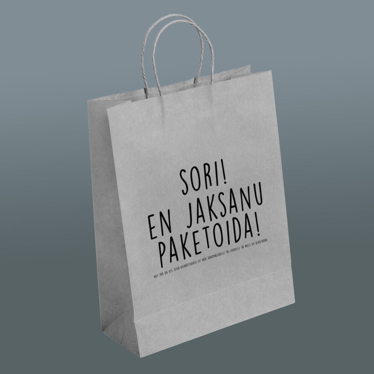 En jaksanut paketoida Lahjakassi