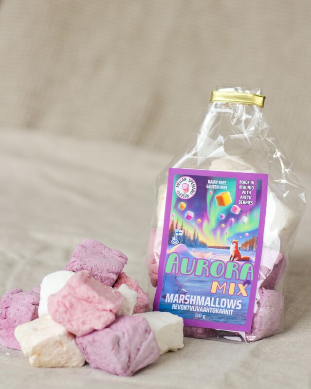 Aurora mix -vaahtokarkki 110g